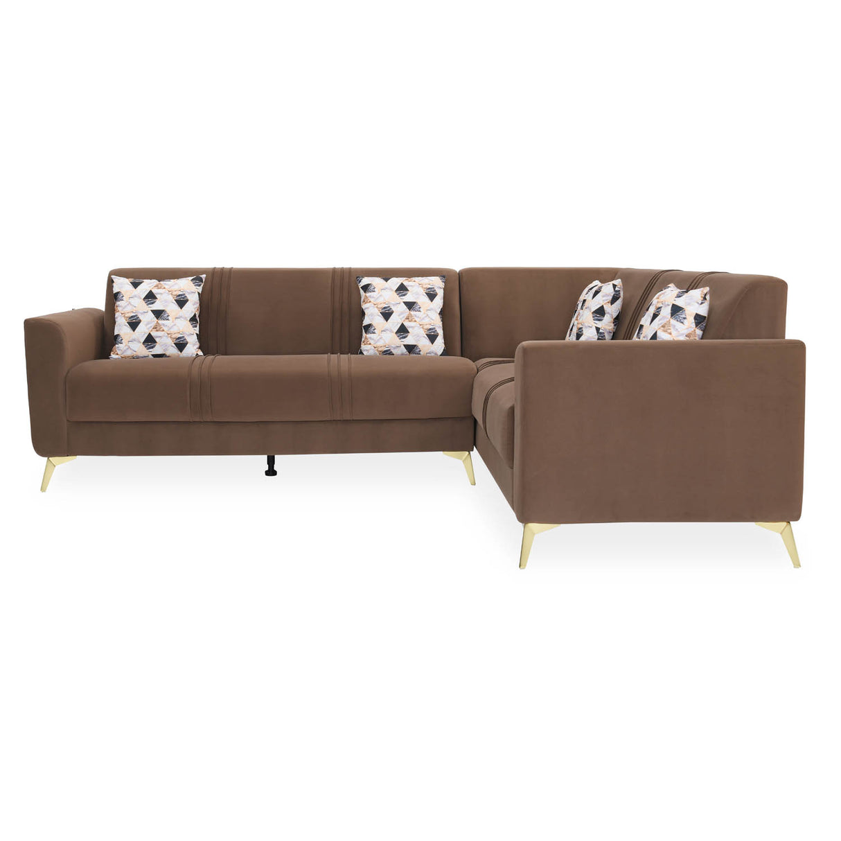 Cooper Corner Sofa- Brown