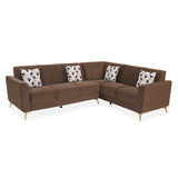 Cooper Corner Sofa- Brown