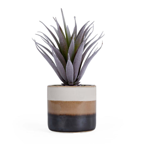 Succulent Artificial Grass Potted Plant- Green