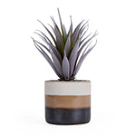 Succulent Artificial Grass Potted Plant- Green