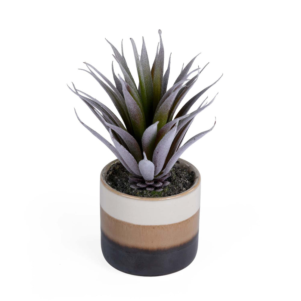 Succulent Artificial Grass Potted Plant- Green