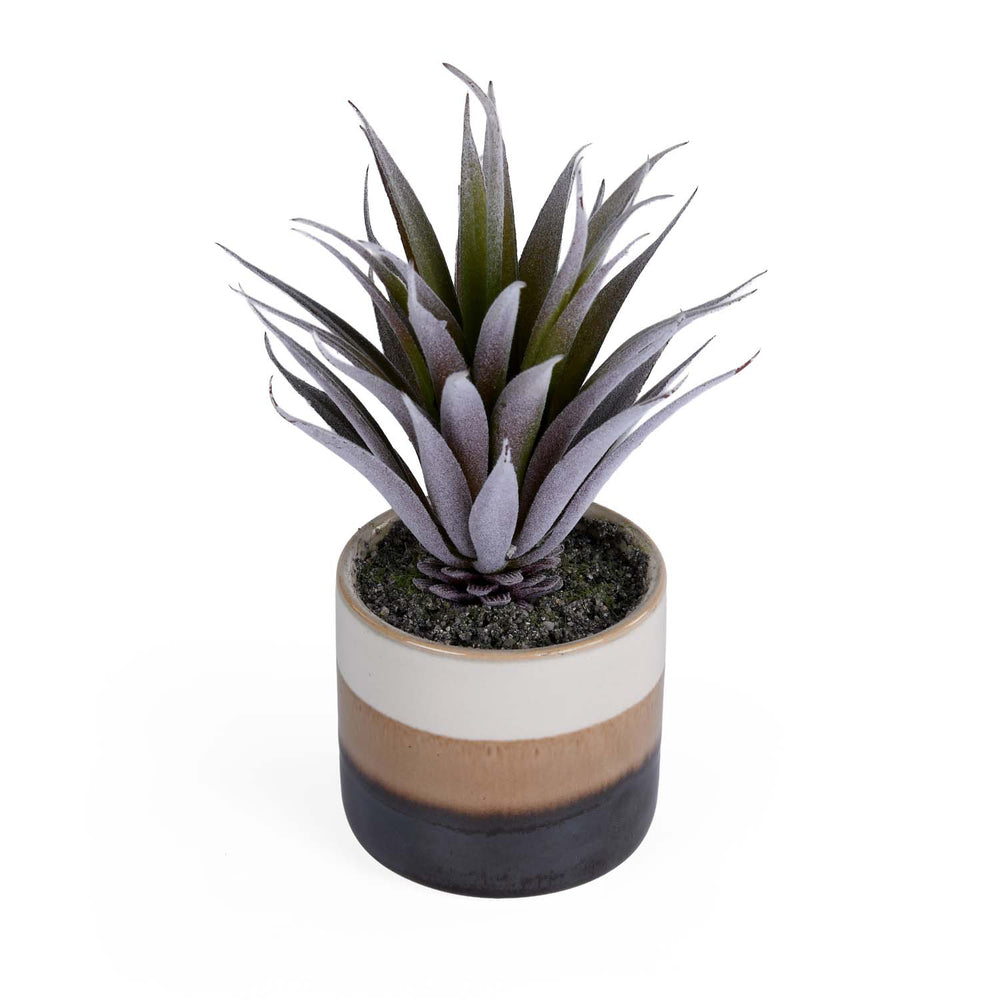 Succulent Artificial Grass Potted Plant- Green