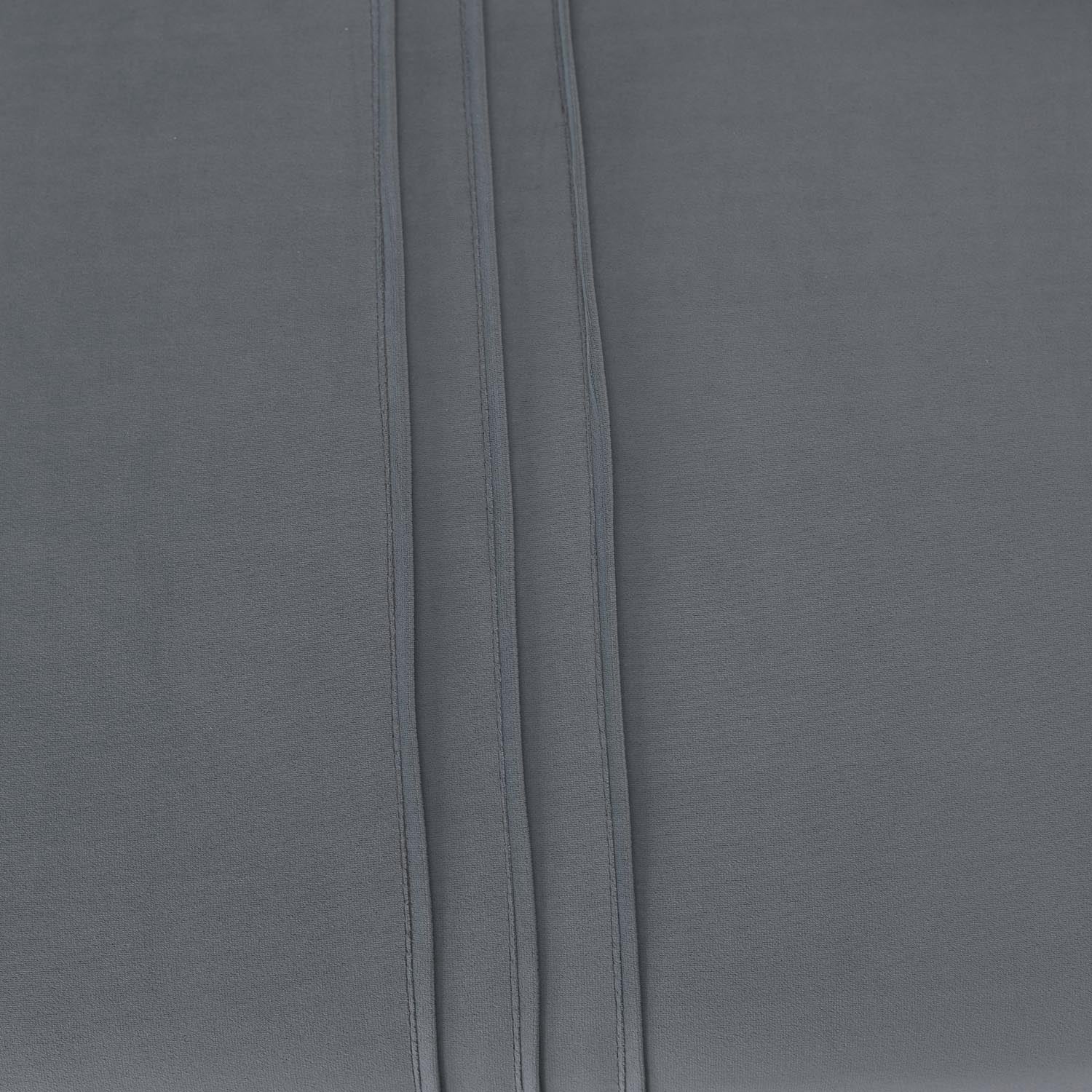Cooper 1 Seater Fabric Sofa with Cushion- Metallic Grey