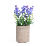 Lavender Artificial Potted Plant- Light Purple