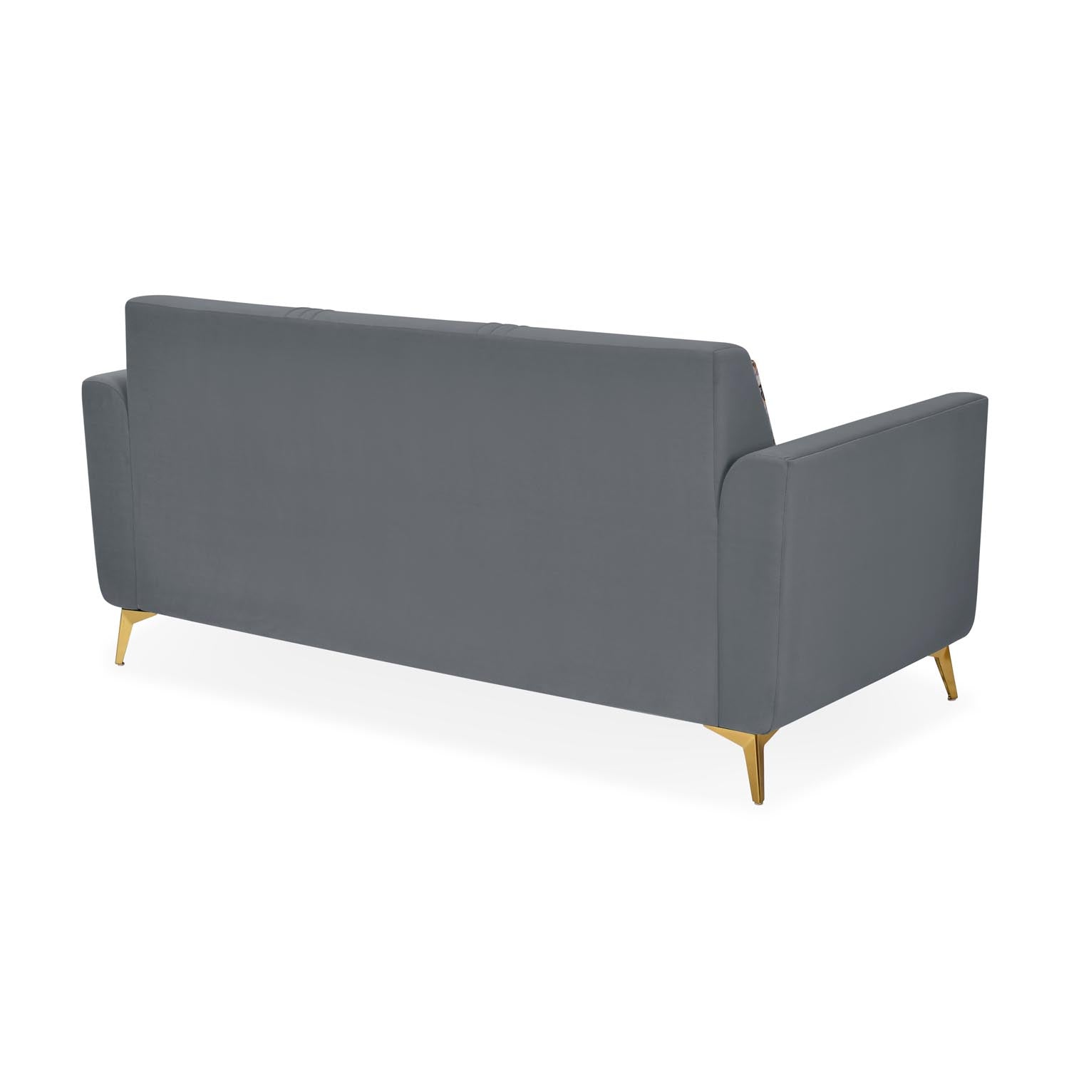 Cooper 3 Seater Fabric Sofa- Metallic Grey
