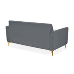 Cooper 3 Seater Fabric Sofa- Metallic Grey