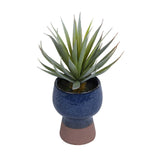 Agave Succulent Artificial Potted Plant- Green