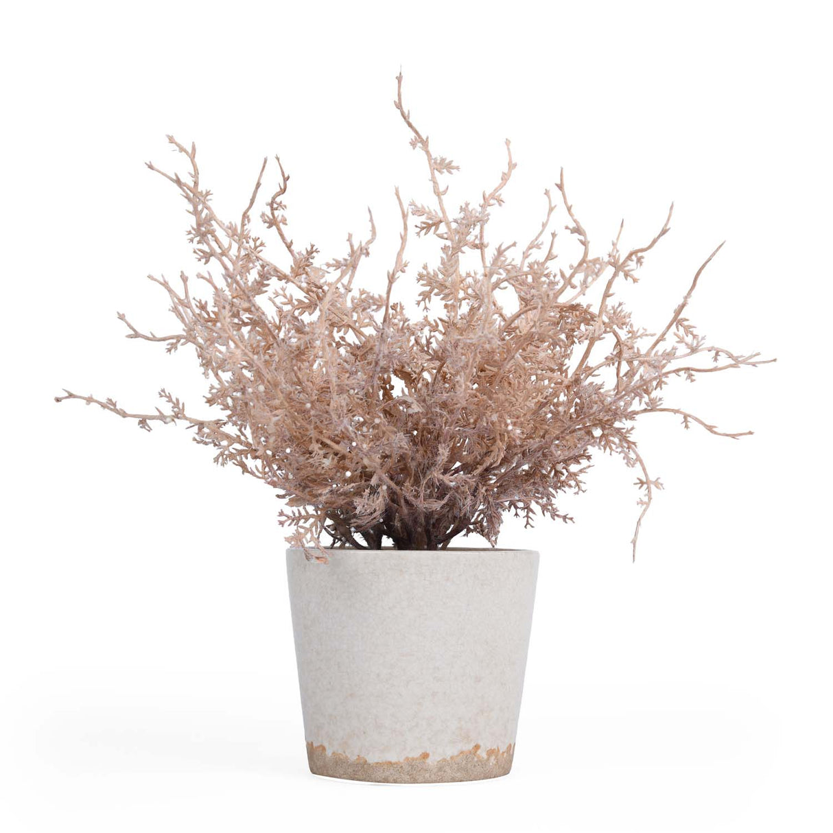 Flocking Artificial Potted Plant- Pink