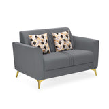 Cooper 2 Seater Fabric Sofa- Metallic Grey