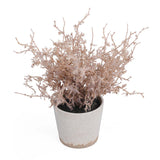 Flocking Artificial Potted Plant- Pink