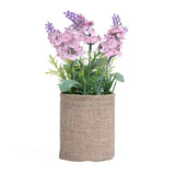 Lavender Artificial Potted Plant- Pink