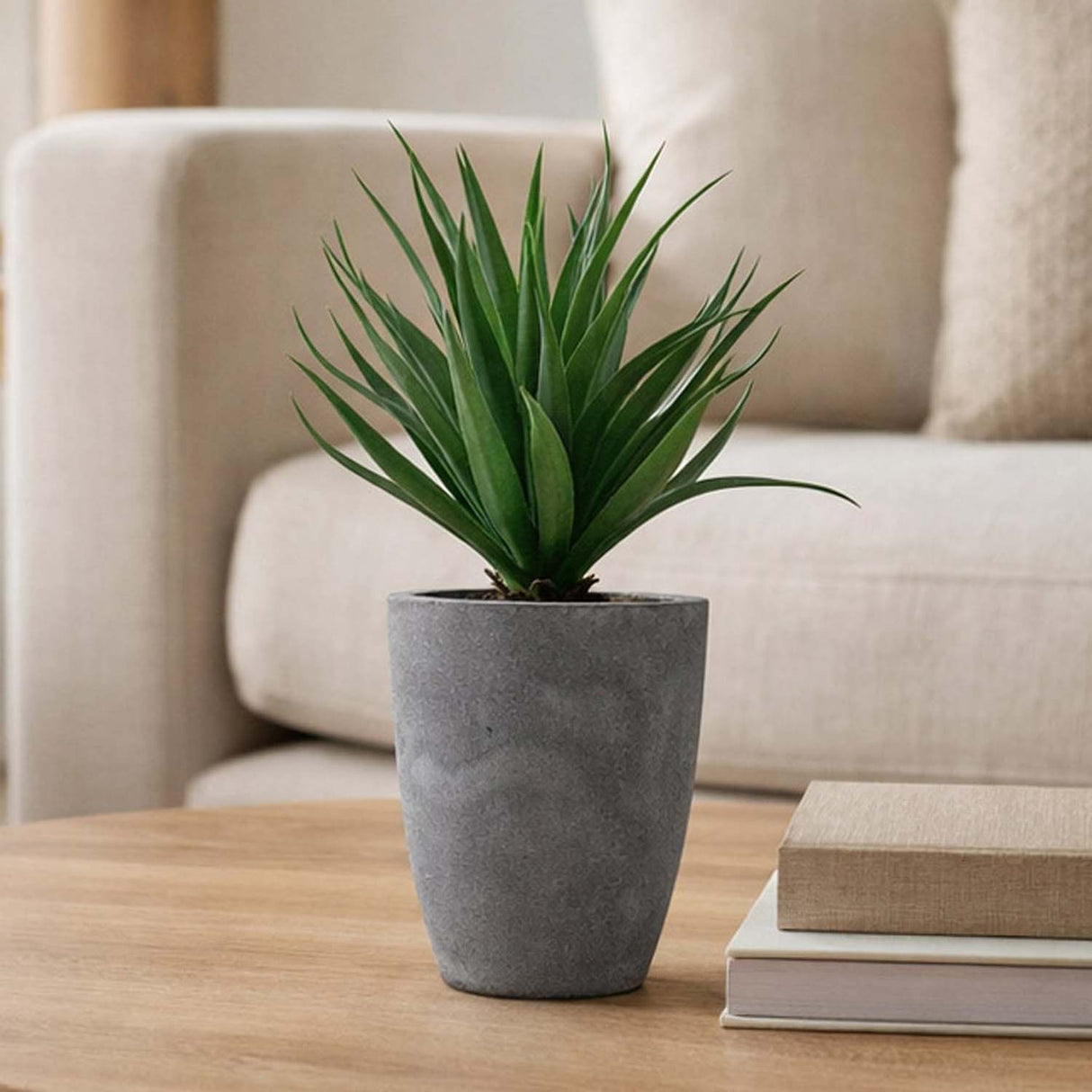 Yucca Artificial Potted Plant- Green