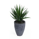 Yucca Artificial Potted Plant- Green