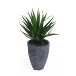 Yucca Artificial Potted Plant- Green