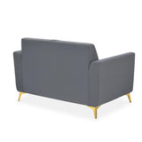 Cooper 2 Seater Fabric Sofa- Metallic Grey