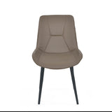 6 Seater Trava Marble Dining Set with Hexin Base and Nivo Chairs- Travertine