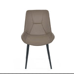 6 Seater Trava Marble Dining Set with Hexin Base and Nivo Chairs- Travertine