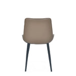 6 Seater Trava Marble Dining Set with Hexin Base and Nivo Chairs- Travertine