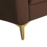 Cooper 3 Seater Fabric Sofa- Brown