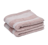 Solid Bamboo Cotton Hand Towel Set of 2- Beige