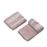 Solid Bamboo Cotton Hand Towel Set of 2- Beige
