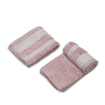 Solid Bamboo Cotton Hand Towel Set of 2- Beige