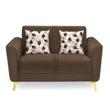 Cooper 2 Seater Fabric Sofa- Brown