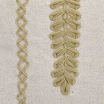 Mimosa Leaves Embroidered Cotton & Polyester 16