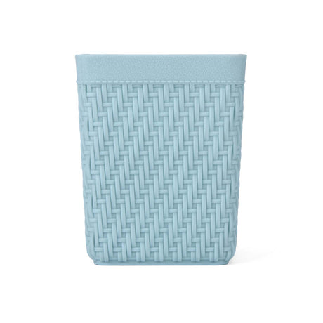 Weave Design Polypropylene Pen Holder- Mint