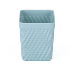 Weave Design Polypropylene Pen Holder- Mint