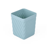 Weave Design Polypropylene Pen Holder- Mint
