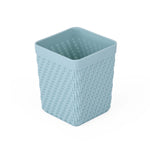 Weave Design Polypropylene Pen Holder- Mint