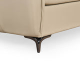 Infinia 3+2+1 Seater Leatherette Sofa Set with Left Corner Sofa- Beige