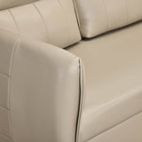 Infinia 2+1+1 Seater Leatherette Sofa Set with Left Corner Sofa- Beige