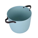 Weave Pattern Polypropylene Storage Basket- Mint, 17 L