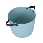 Weave Pattern Polypropylene Storage Basket- Mint, 17 L