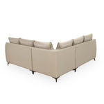 Infinia 2+2+1 Seater Leatherette Sofa Set with Left Corner Sofa- Beige