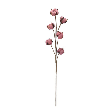 Elegant Artificial Cotton Balls Filler- Coral