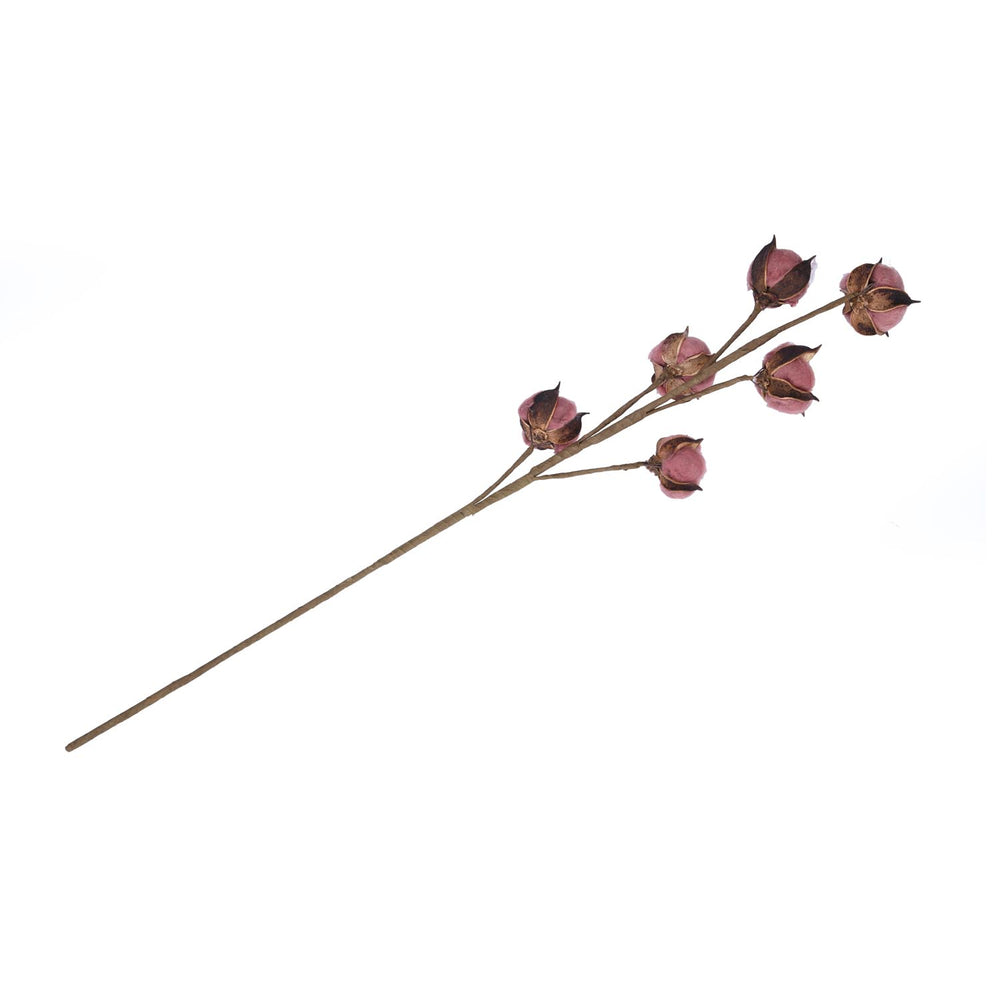 Elegant Artificial Cotton Balls Filler- Coral