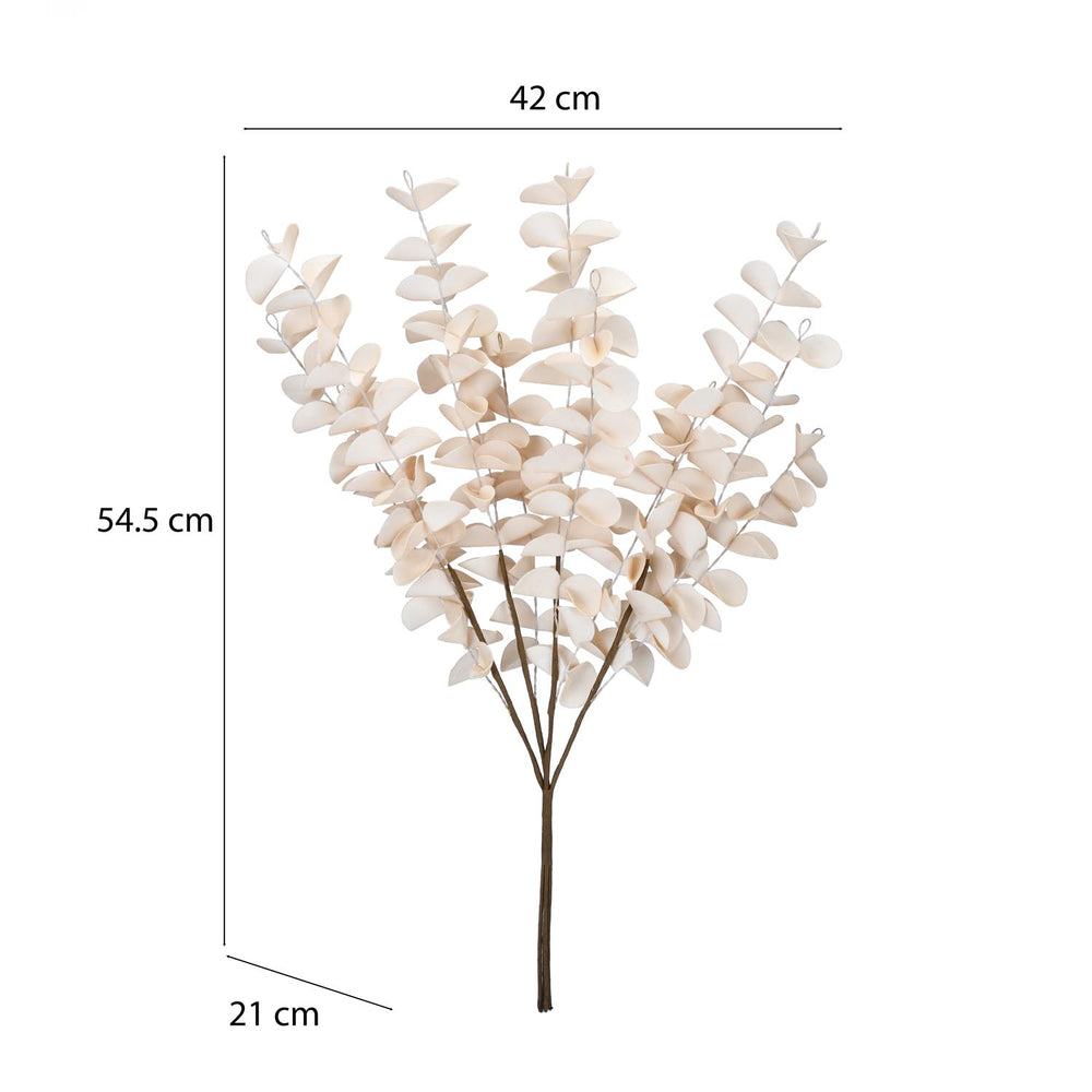 Elegant Artificial Eucalyptus Filler- Beige