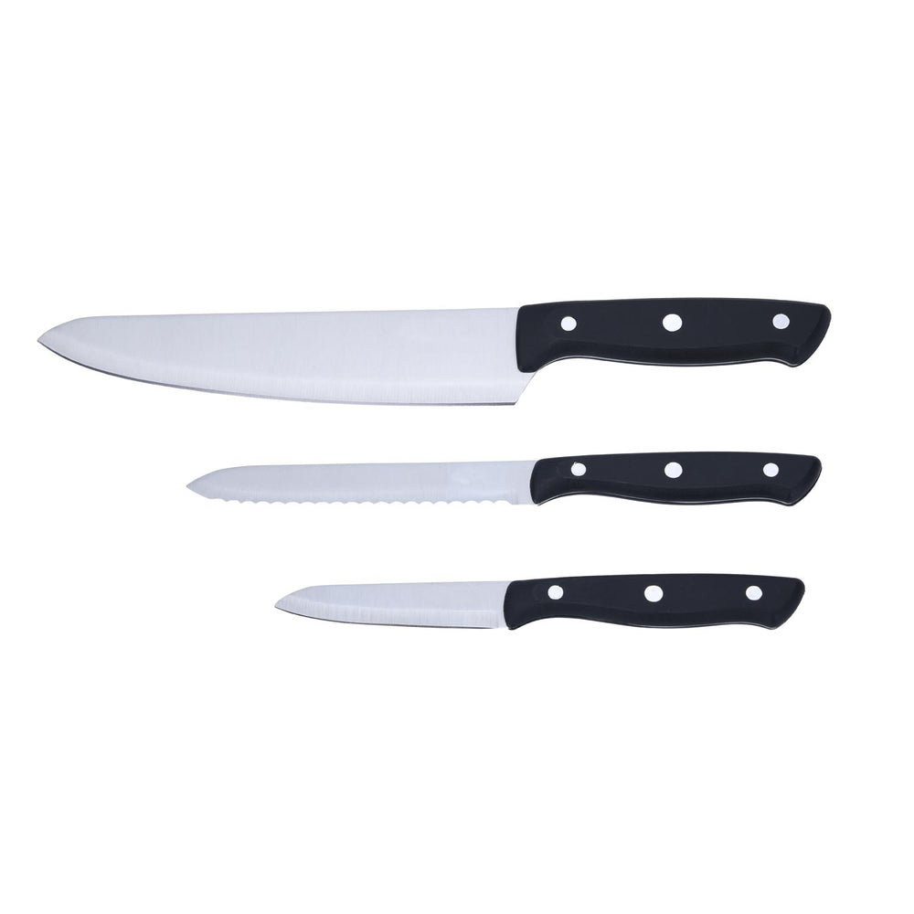 Baker's Secret Knife Set of 3- Silver