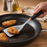 Baker's Secret Stainless Steel Slotted Turner- Silver
