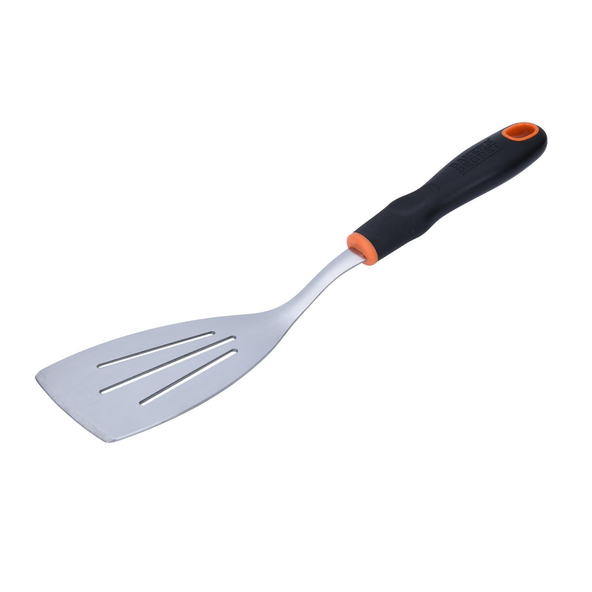 Baker's Secret Stainless Steel Slotted Turner- Silver