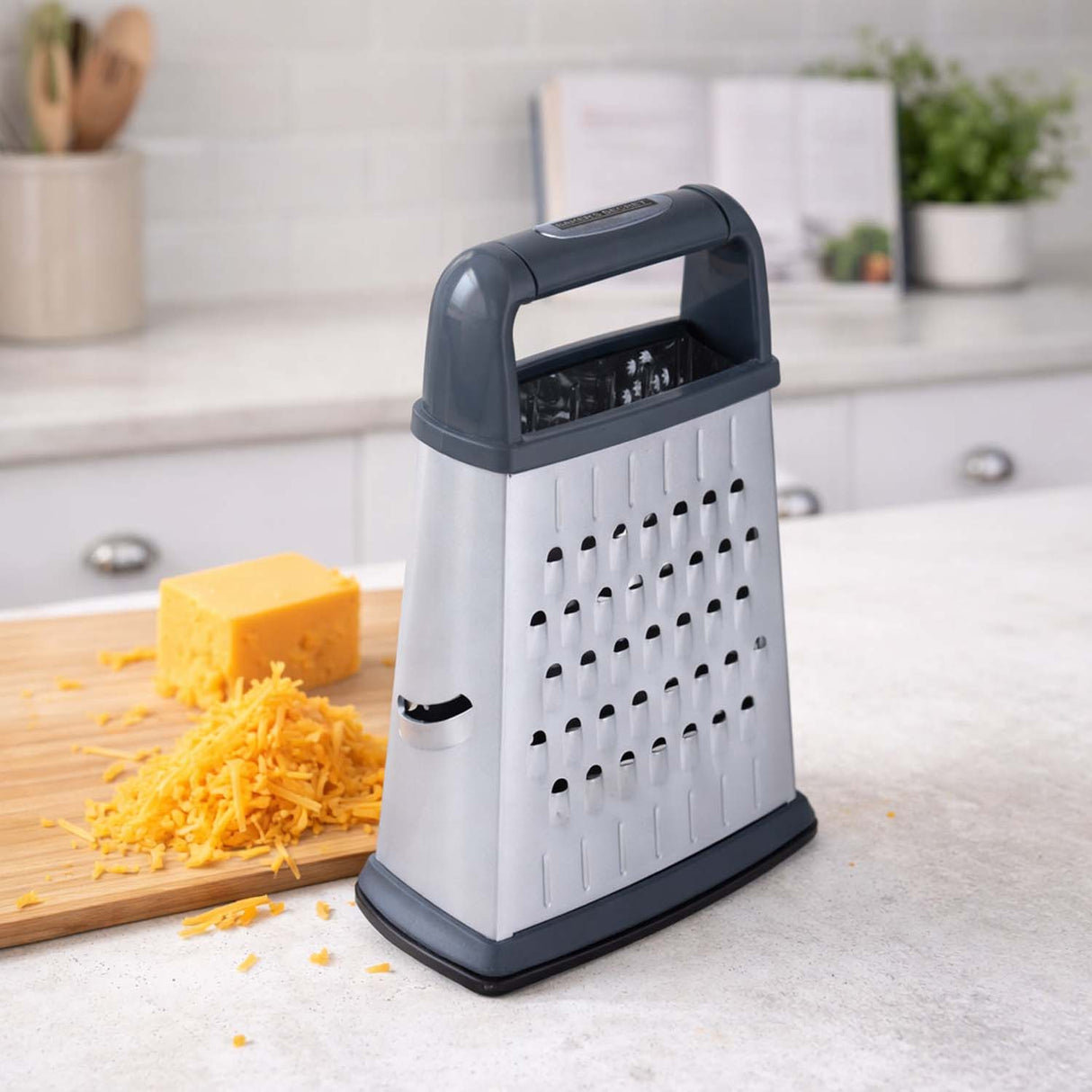Baker's Secret Stainless Steel Grater- Silver