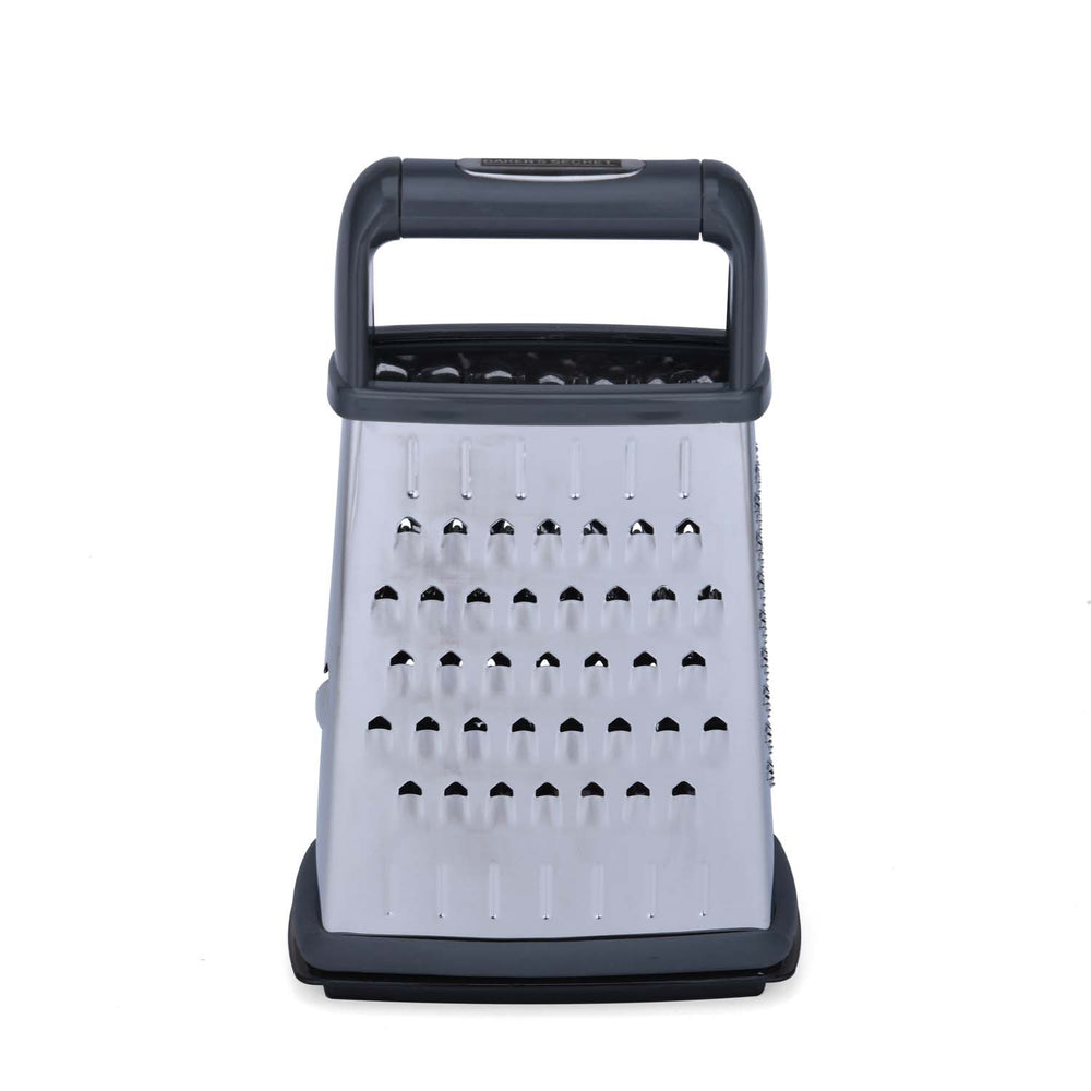Baker's Secret Stainless Steel Grater- Silver