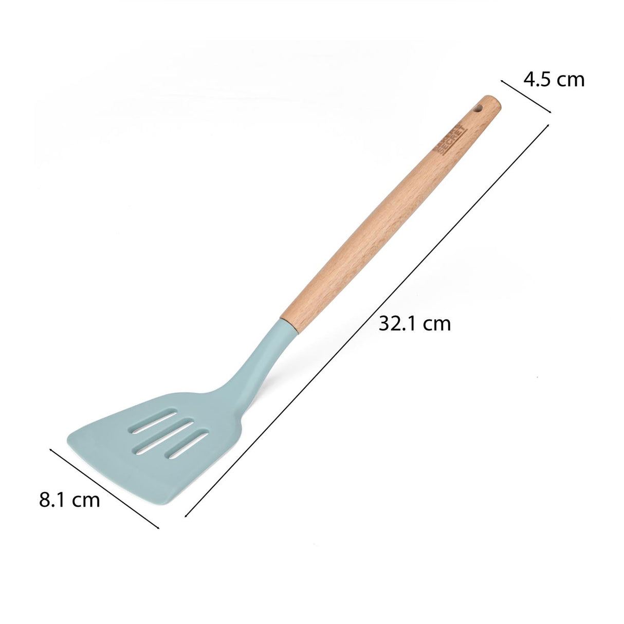 Baker's Secret Silicone Turner- Green