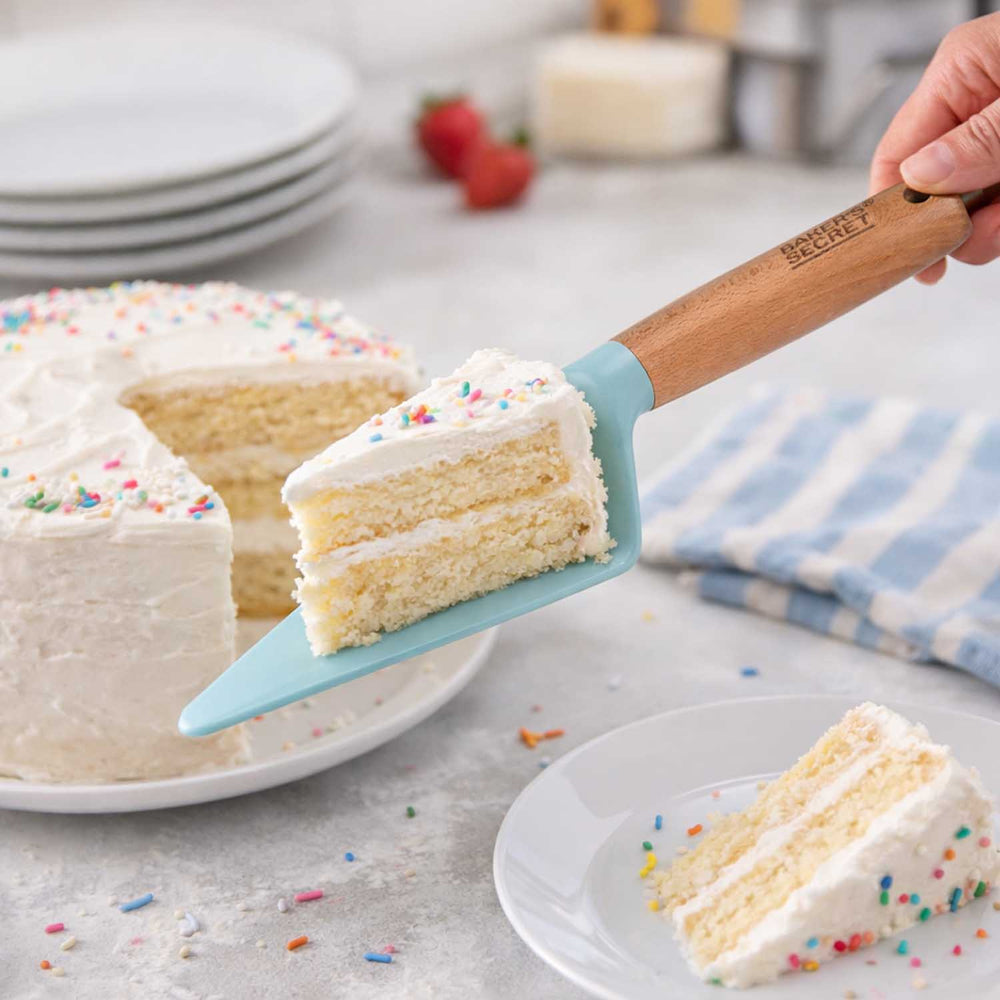 Baker's Secret Cake Server- Green
