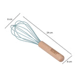 Baker's Secret Silicone Whisk- Green