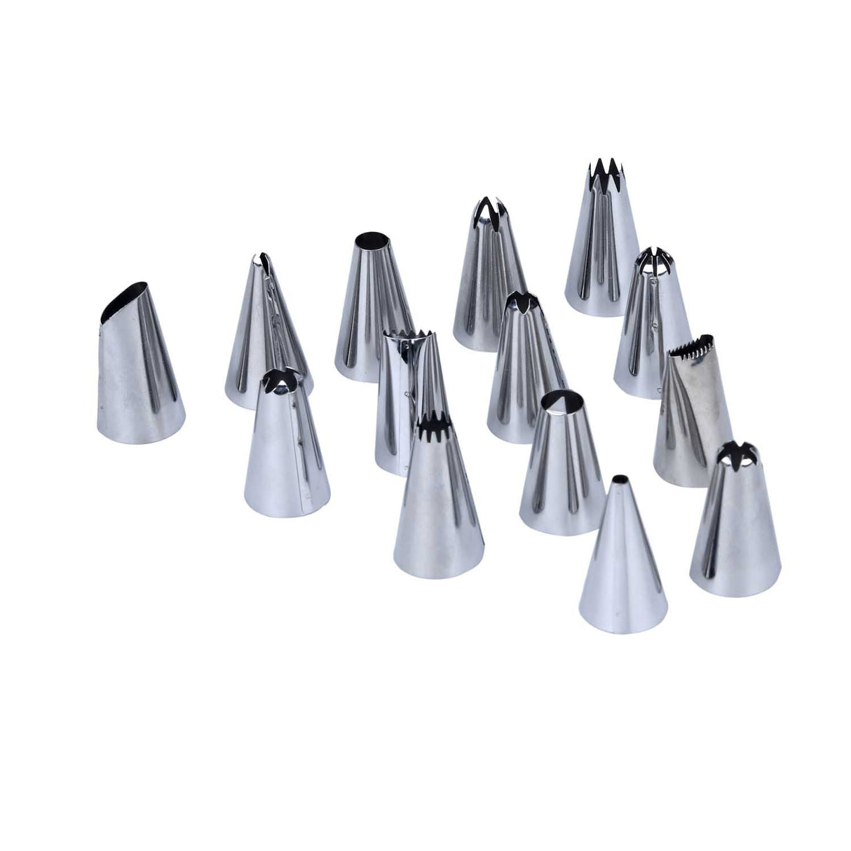 Baker's Secret 16-Piece Cake Decorating Set- Silver