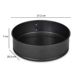 Baker's Secret Baking Pan with Quick-Release Lock- Grey